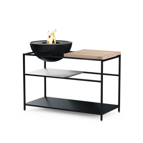 höfats FIRE KITCHEN mit BOWL 57 Plancha-Grillset tief