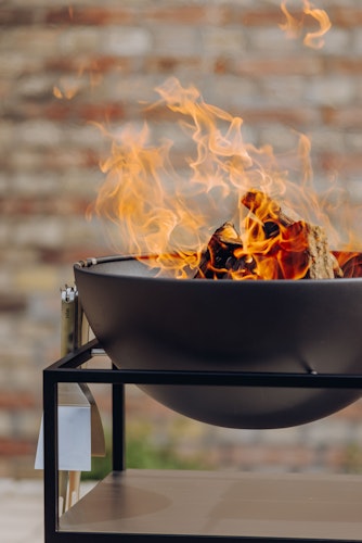 höfats FIRE KITCHEN mit BOWL 57 Plancha-Grillset tief