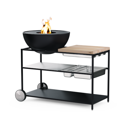 höfats FIRE KITCHEN mit BOWL 70 Plancha-Grillset tief*