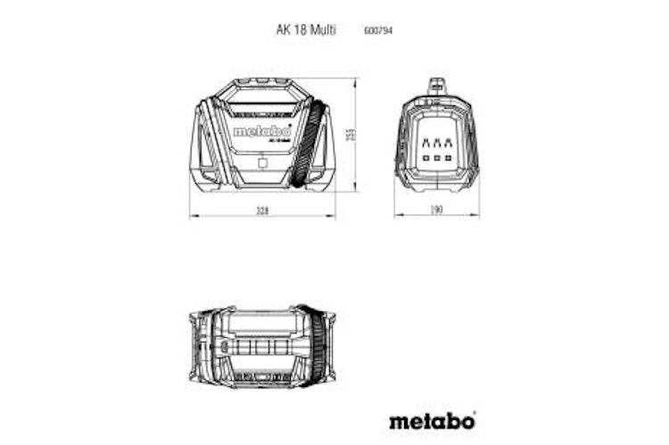 Metabo Akku-Kompressor AK 18 MULTI (600794850)