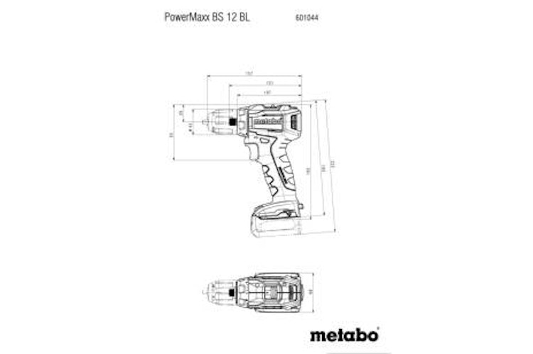 Metabo POWERMAXX BS 12 BL (601044500) AKKU-BOHRSCHRAUBER