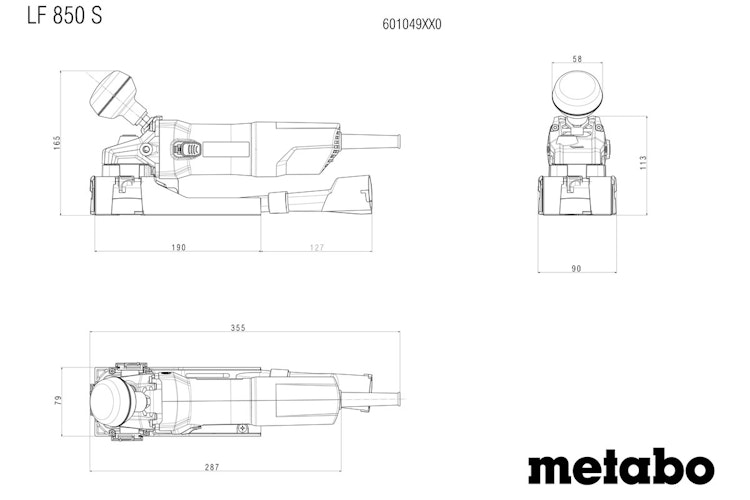 Metabo Lackfräse LF 850 S 601049500 Bild