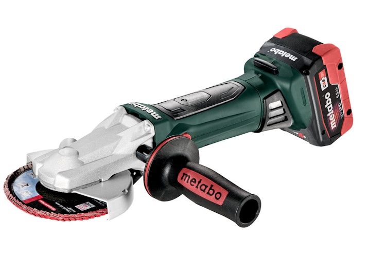 Metabo Akku-Flachkopf-Winkelschleifer WF 18 LTX 125 Quick