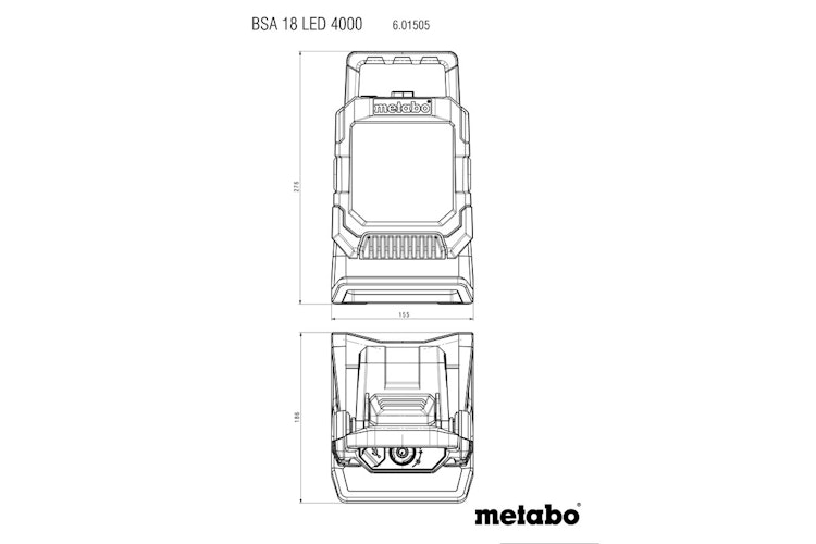 Metabo AKKU-BAUSTRAHLER BSA 18 LED 4000 (601505850)