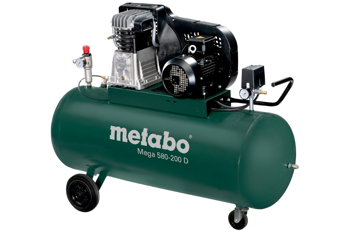 Vorschaubild Galerie Metabo Kompressor Mega 580-200 D