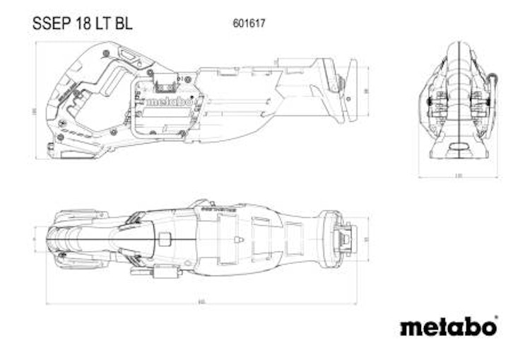 Metabo AKKU-SÄBELSÄGE SSEP 18 LT BL 601617840