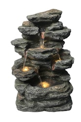 Wandbrunnen "Felsgestein LED", 42x29x60cm (016586-00)