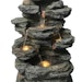 Wandbrunnen "Felsgestein LED", 42x29x60cm (016586-00)