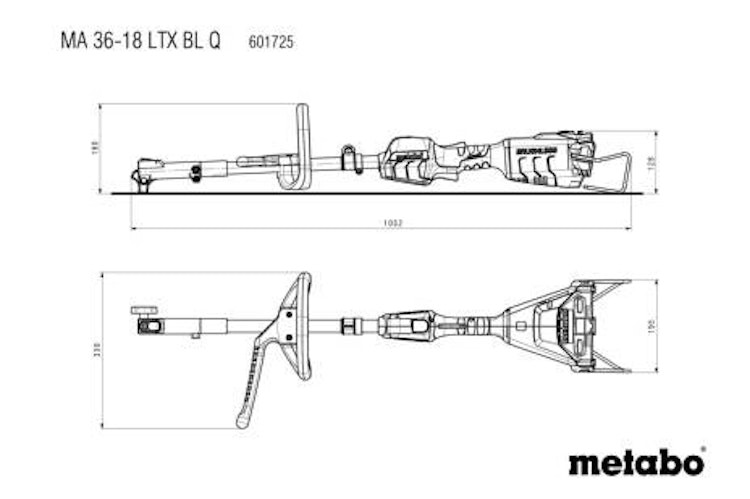 Metabo MA 36-18 LTX BL Q *Akku-Multiantrieb TV00