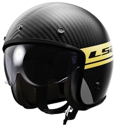 LS2 Jethelm OF601 Bob Carbon