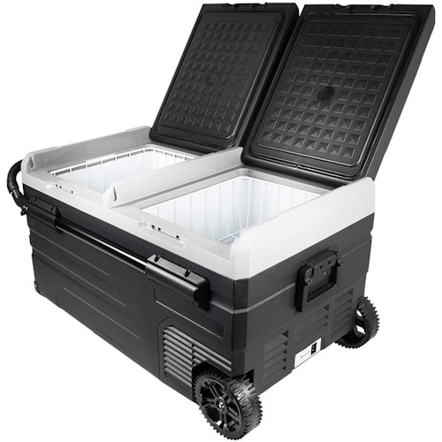 Cooly Mobile Kühlbox mit Rollen, Freezbox 75