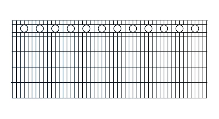 Kraus Schmuckmatte BALI - Anthrazit RAL 7016 - 6/5/6