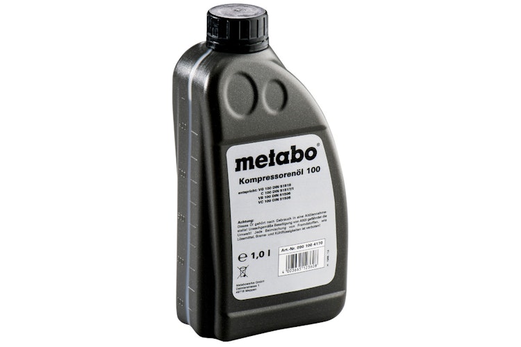 Metabo Kompressorenöl 1 Liter für Kolbenverdichter