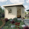 Gartenhaus mit Einzeltür