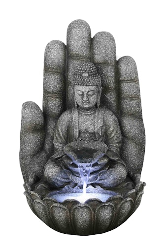 Gardenforma Wasserspiel Buddha Calm, Polyresin inkl. Pumpe Bild