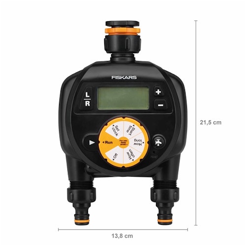 Fiskars Zeitschaltuhr Timer mit 2 Ausgängen 1054792