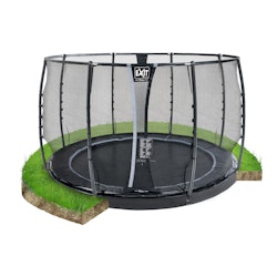 EXIT Dynamic Bodentrampolin mit Sicherheitsnetz Deluxe