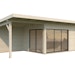 Palmako Gartenhaus Andrea 11,2 +7,9 m² Slide Plus mit Isolierglas-Schiebetür - 44 mmBild
