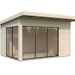 Palmako Gartenhaus Andrea 11,2 m² Slide Plus mit Isolierglas-Schiebetür - 44 mmBild