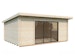 Palmako Gartenhaus Lea 19,4 m² Slide Plus mit Isolierglas-Schiebetür - 44 mm inkl. gratis EPDM-DachfolieBild