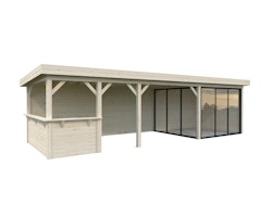 Palmako Carport/Pavillon Connect Lenna 24,9 m² Set 415 Slide