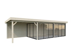 Palmako Carport/Pavillon Connect Lenna 24,9 m² Set 417 Slide