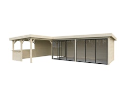 Palmako Carport/Pavillon Connect Lenna 33,2 m² Set 420 Slide