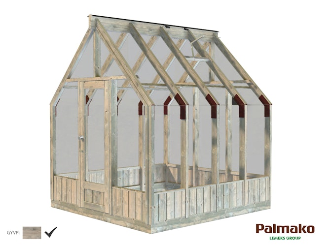 Palmako Gewächshaus / Pavillon / Glashaus Emilia 5,4  m² - 18 mm