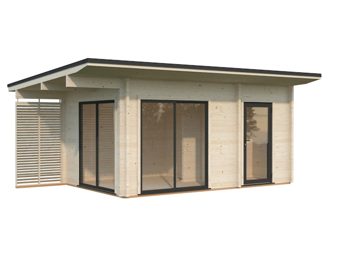 Palmako Ferienhaus Cecilia 14,2 m² Slide Plus - 70 mm