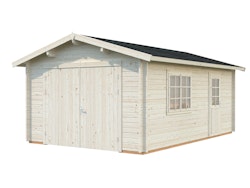 Palmako Garage Roger 19,0 m² - 44 mm - mit Holztor