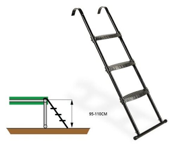 EXIT Leiter für Trampoline Größe XL (für Rahmenhöhe 95 - 110 cm)