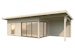 Palmako Gartenhaus Andrea 17,1+7,9 m² mit Schiebetür - 44 mmBild