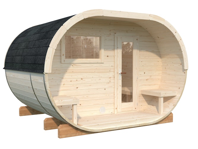 Palmako Saunafass Anette 3,0+1,5 m²