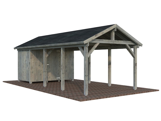 Palmako Carport Robert 23,1 m² mit Geräteraum