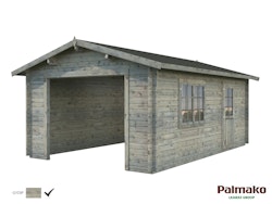 Palmako Garage Roger 19,0 m² - 44 mm - ohne Tor