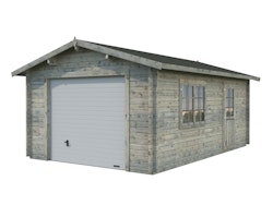 Palmako Garage Roger 19,0 m² - 44 mm - mit Sektionaltor