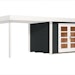 Weka Designhaus 126 B+  inkl. 300 cm Anbau und extra hoher Tür - 28 mmBild