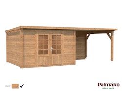 Palmako Gartenhaus Ella 8,7 + 8,2 m² - 28 mm