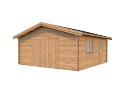 Palmako Garage Roger 27,7 m² - 70 mm - mit Holztor