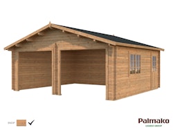 Palmako Garage Roger 28,4 m² - 44 mm - ohne Tore
