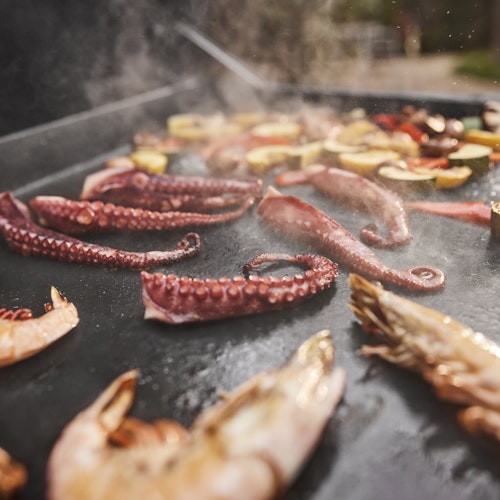 Weber Gasgrill SLATE GPD76 Premium Griddle Black