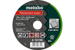 Metabo Flexiamant super 125x1,5x22,23 KeramikTrennscheibegerade Ausführung