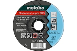 Metabo Flexiamant Super FKS 60125x4,0x22,23 InoxSchruppscheibegekröpfte Ausführung