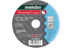 Metabo Flexiarapid super 115x1,0x22,23 InoxTrennscheibegekröpfte AusführungZubehörbild