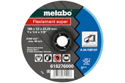 Metabo Flexiamant super 180x7,2x22,23 StahlSchruppscheibegekröpfte Ausführung