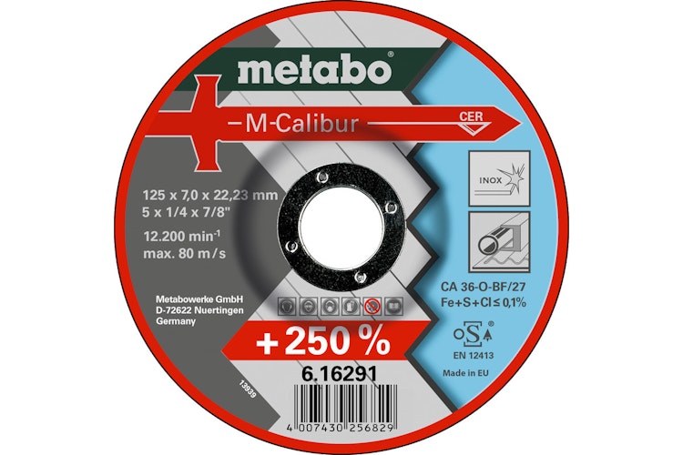 Metabo M-Calibur 125 x 7,0 x 22,23 InoxSF 27