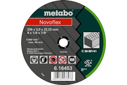 Metabo Novoflex 230X3,0X22,3 SteinTrennscheibegerade Ausführung
