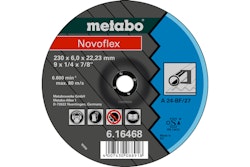 Metabo Novoflex 100x6,0x16,0 StahlSchruppscheibegekröpfte Ausführung