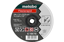 Metabo Flexiarapid 115 x 1,0 x 22,23 mmAluTrennscheibeForm 41
