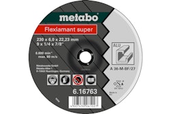 Metabo Flexiamant super 230x6,0x22,23 AluSchruppscheibegekröpfte Ausführung